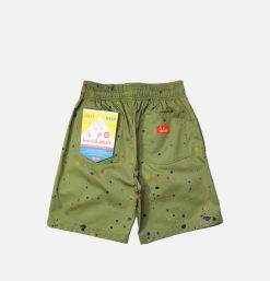 COOKMAN Shorts | Chef Short Sauce Splash Olive