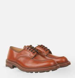 TRICKERS Chaussures | Chaussures Heath Golf Derby Marron