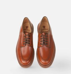 TRICKERS Chaussures | Chaussures Heath Golf Derby Marron