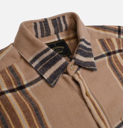 PORTUGUESE FLANNEL Chemises & Polos | Chemise Hazelnut Check Beige