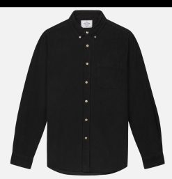 PORTUGUESE FLANNEL Chemises & Polos | Chemise Lobo Black