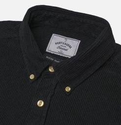 PORTUGUESE FLANNEL Chemises & Polos | Chemise Lobo Black