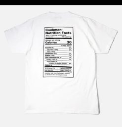 COOKMAN T-Shirts | Tee Shirt Nutrition Facts White