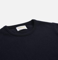 WILLIAM LOCKIE Pulls & Cardigans | Pull Col Rond Navy