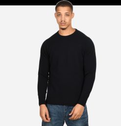 WILLIAM LOCKIE Pulls & Cardigans | Pull Col Rond Navy