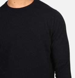 WILLIAM LOCKIE Pulls & Cardigans | Pull Col Rond Navy