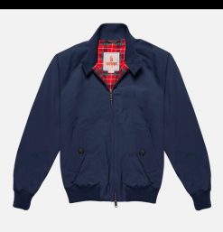 BARACUTA Blousons & Manteaux | Blouson Harrington G9 Navy