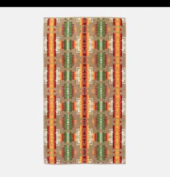 PENDLETON Maison | Jacquard Towel Chief Joseph Khaki