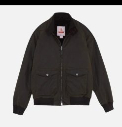 BARACUTA Blousons & Manteaux | Blouson G9 Waxed Moss Green