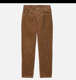 CARHARTT WIP Pantalons | Pantalon Carhartt Newel Cord Tamarind