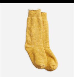 ROTOTO Chaussettes | Chaussette Double Face Yellow