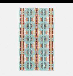 PENDLETON Maison | Jacquard Spa Towel Chief Jospeh Aqua