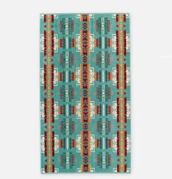 PENDLETON Maison | Jacquard Spa Towel Chief Jospeh Aqua