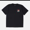 EDWIN T-Shirts | Sunset On Mt Fuji Tee Black