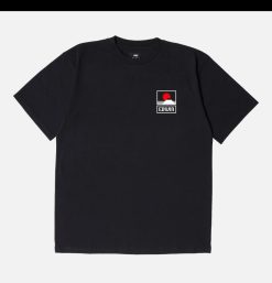 EDWIN T-Shirts | Sunset On Mt Fuji Tee Black