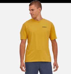 PATAGONIA T-Shirts | T-Shirt P6 Mission Yellow