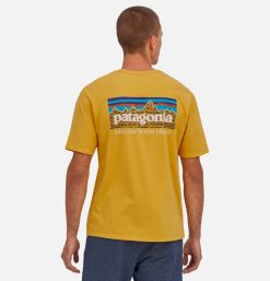 PATAGONIA T-Shirts | T-Shirt P6 Mission Yellow