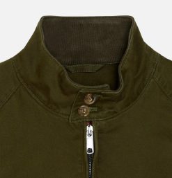 BARACUTA Blousons & Manteaux | Veste G9 Gabardine Olive