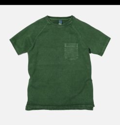 GOOD ON T-Shirts | Heavy Raglan Pocket Tee Dark Green