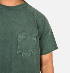 GOOD ON T-Shirts | Heavy Raglan Pocket Tee Dark Green