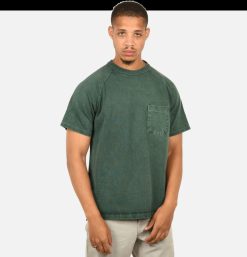 GOOD ON T-Shirts | Heavy Raglan Pocket Tee Dark Green