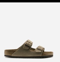 BIRKENSTOCK Sandales | Sandales Arizona Taupe Soft Footbed