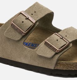 BIRKENSTOCK Sandales | Sandales Arizona Taupe Soft Footbed