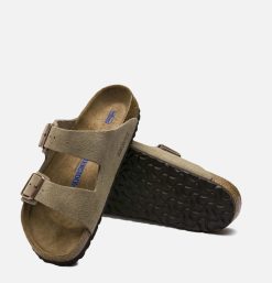 BIRKENSTOCK Sandales | Sandales Arizona Taupe Soft Footbed