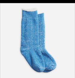 ROTOTO Chaussettes | Chaussette Double Face Blue