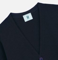 NITTO KNITWEAR Pulls & Cardigans | Gilet Youri Coton Navy