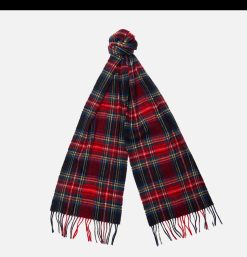 BARBOUR Gants Bonnets Echarpes | New Check Tartan Black/Stewart