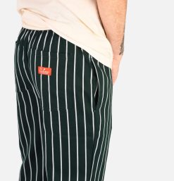 COOKMAN Pantalons | Chef Pant Stripe Green