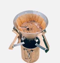 SNOW PEAK Outdoor | Folding Coffee Drip Acier Inoxydable