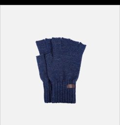 BARBOUR Gants Bonnets Echarpes | Fingerless Gloves Navy