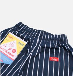 COOKMAN Shorts | Chef Short Stripe Navy