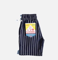 COOKMAN Shorts | Chef Short Stripe Navy