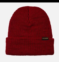 FILSON Gants Bonnets Echarpes | Watch Cap Ballard Wool Red