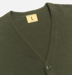 NITTO KNITWEAR Pulls & Cardigans | Gilet Youri Coton Green