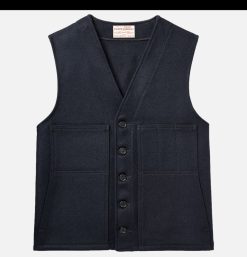 FILSON Blousons & Manteaux | Mackinaw Wool Vest Navy