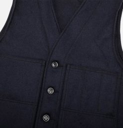 FILSON Blousons & Manteaux | Mackinaw Wool Vest Navy