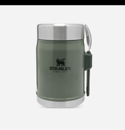 STANLEY 1913 Outdoor | Legendary Food Jar + Spork Hammertone Green