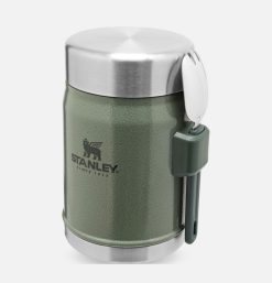 STANLEY 1913 Outdoor | Legendary Food Jar + Spork Hammertone Green