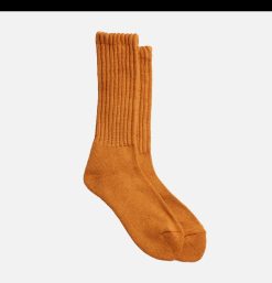 ROTOTO Chaussettes | Chaussettes Loose Pile Orange