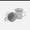 BAREBONES Outdoor | Enamel Cup Set X 2 Egg Shell