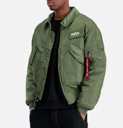 ALPHA INDUSTRIES Blousons & Manteaux | Veste Cwu 45 Jacket Sage Green