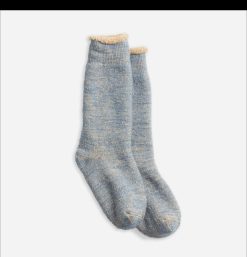 ROTOTO Chaussettes | Double Face Bluebrown