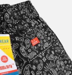 COOKMAN Shorts | Chef Short Paisley Black