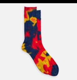 ROTOTO Chaussettes | Chaussettes Tie Dye Formal Rouge