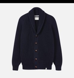 PEREGRINE Pulls & Cardigans | Wilkinson Cardigan Wool Navy