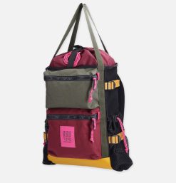 TOPO DESIGNS Sacs A Dos | River Bag Olive Burgundy